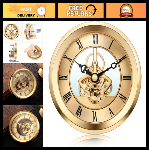 Gold clock insert - insert, with