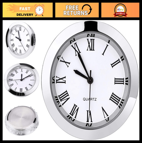 Round quartz clock insert - 1.5",