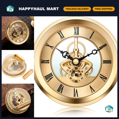 Gold clock insert - insert, with