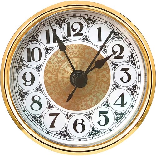 Mini quartz clock insert - clock, 2.8"