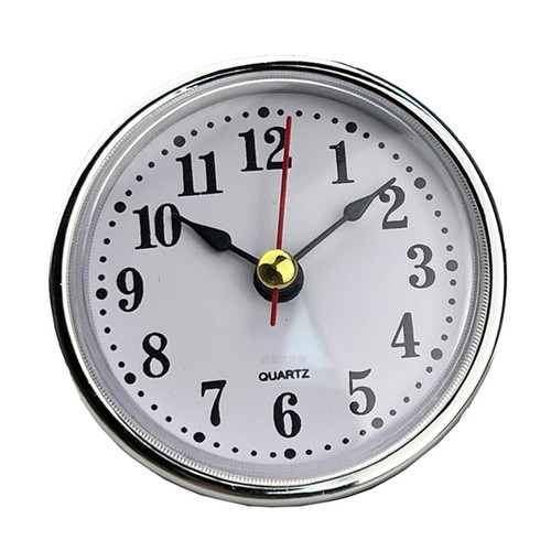 Round quartz clock - quartz, insert