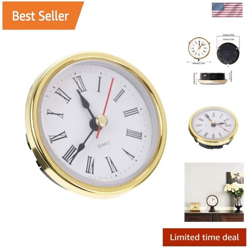 Inch quartz clock insert - 2-1/2,