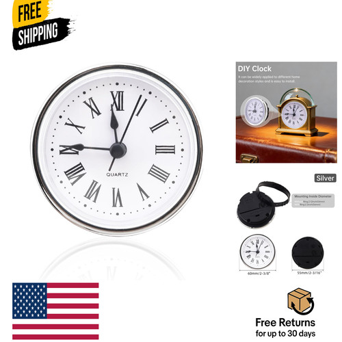 Mini round quartz clock - mini, insert