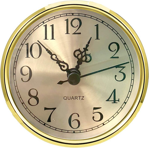 Mini round quartz clock - round,